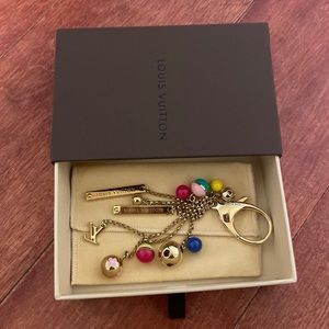 LOUIS VUITTON Porte Cle Grelot Key Holders Charm